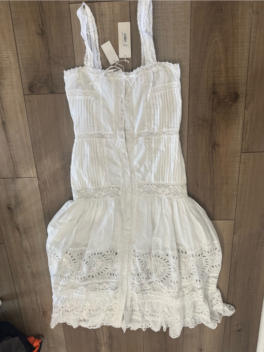 NWT Altar'd State 100% Cotton Eyelet Embroidered Lace Dress sz S